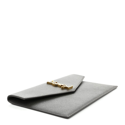 Saint Laurent Grain De Poudre Uptown Pouch Pebble 4 of 7