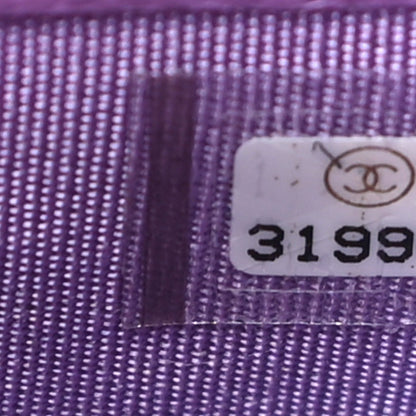 Chanel Caviar Quilted Card Holder Purple 8 of 12