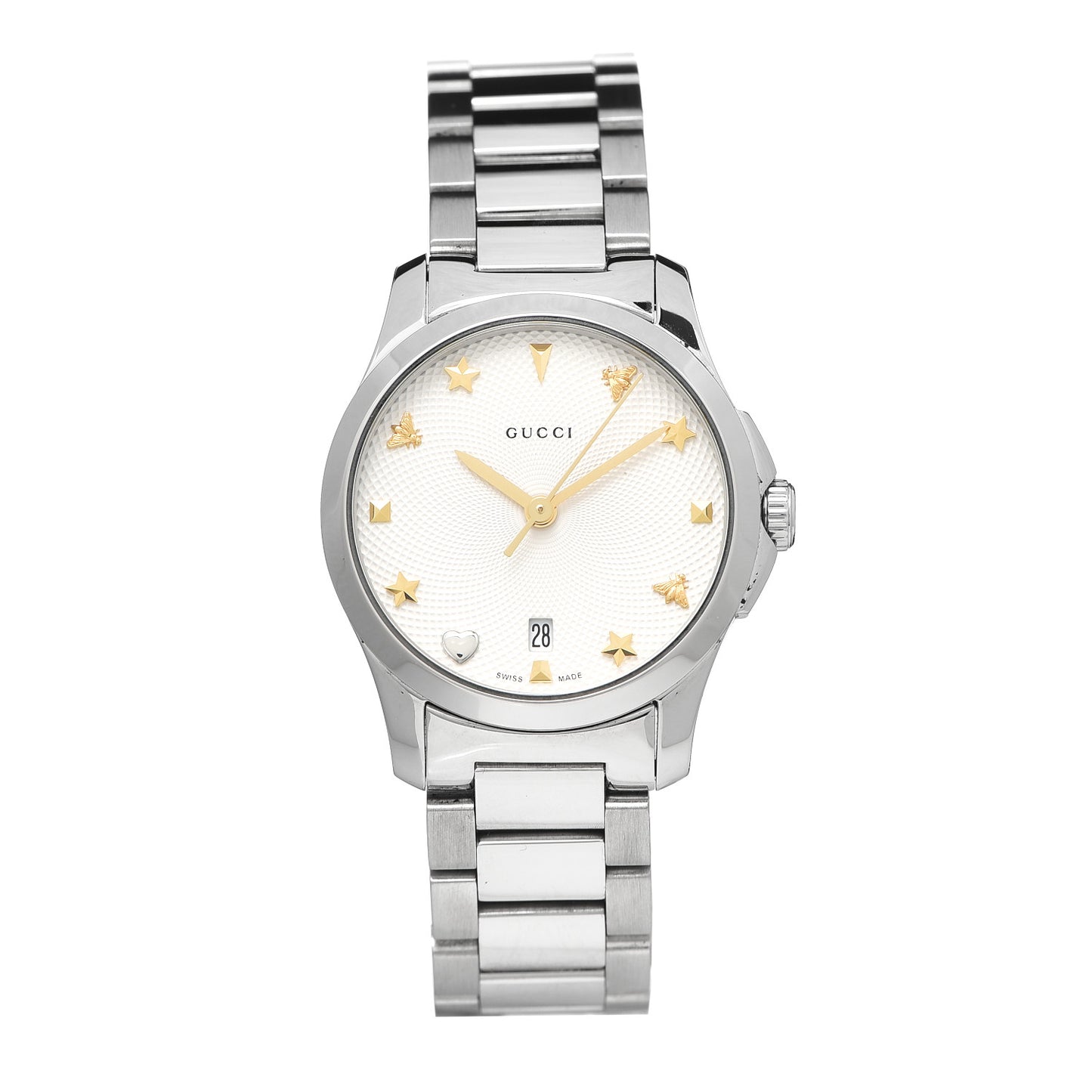 Stainless Steel 27mm G-Timeless Charm Quartz Watch