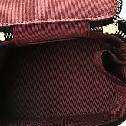 Chanel Calfskin Quilted Mini Perfect Fit Vanity Case With Chain Black 5 of 8