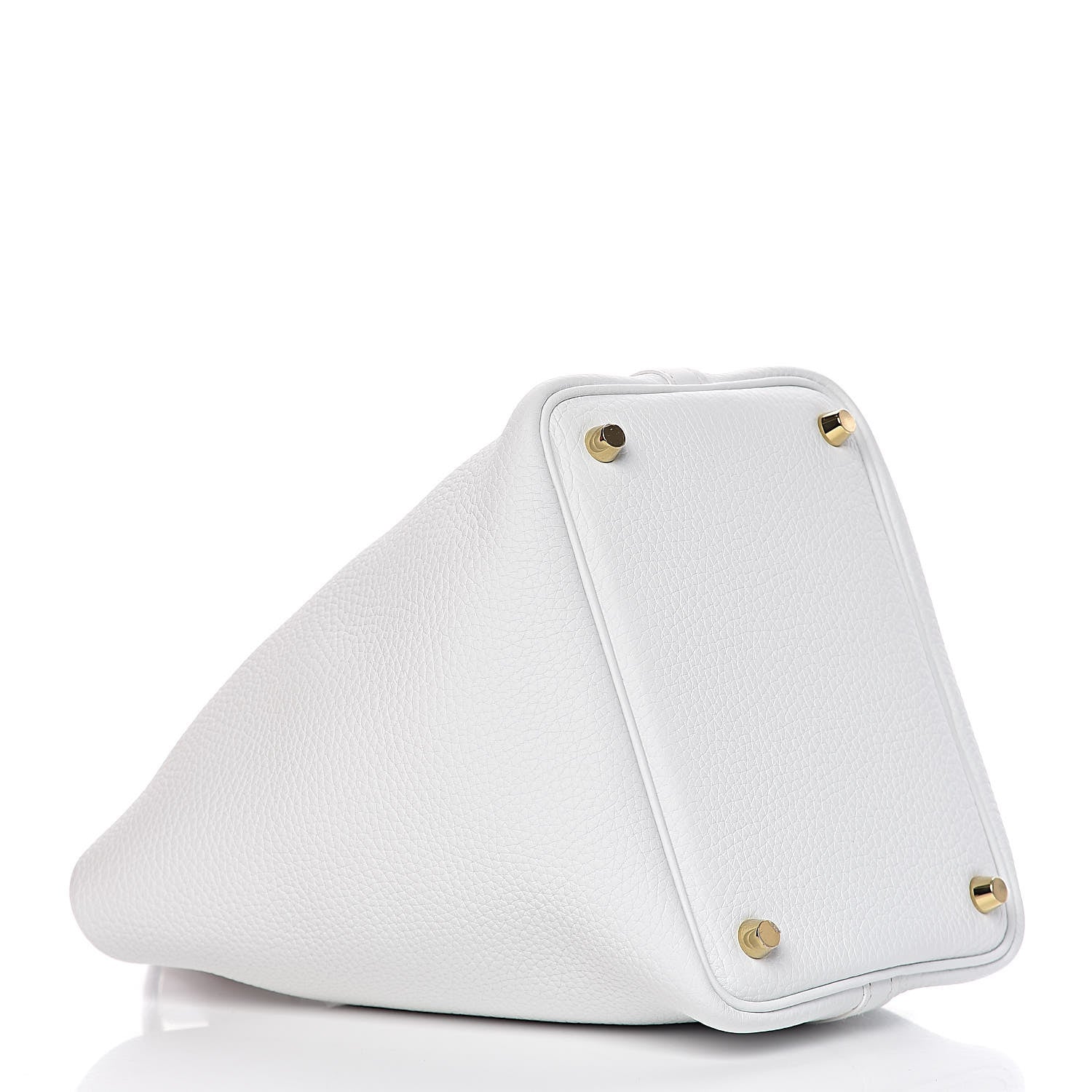 Hermes Taurillon Clemence Picotin Lock 18 PM White 4 of 11