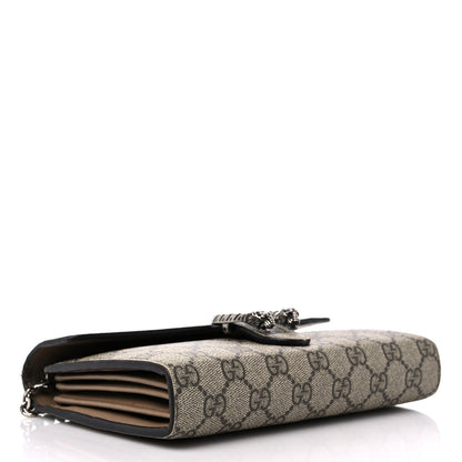 Gucci GG Supreme Monogram Mini Dionysus Chain Wallet Beige Taupe 4 of 14