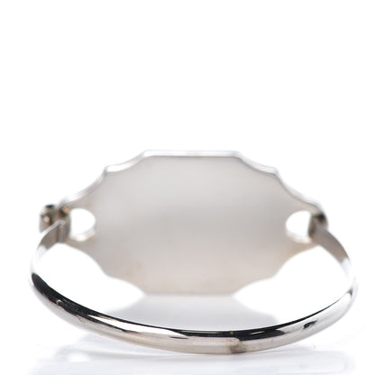 Chanel Resin Mirror CC Bangle Silver 3 of 9