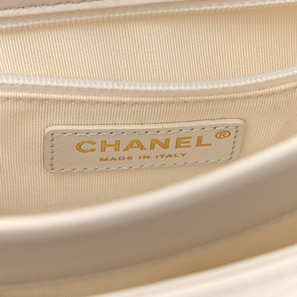 Chanel Calfskin Stitched Large Flap White 8 of 12