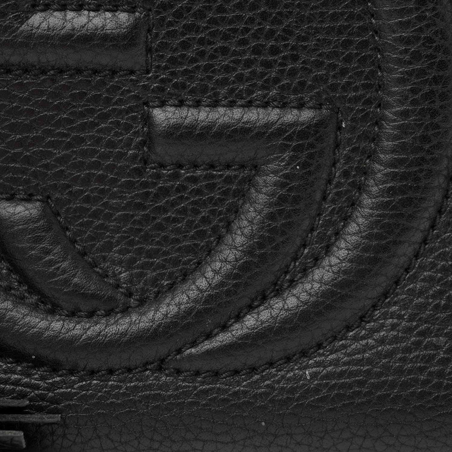 Gucci Pebbled Calfskin Small Soho Disco Bag Black 12 of 12