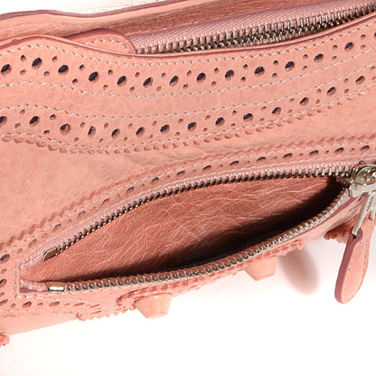 Balenciaga Agneau Giant Brogues Hardware Hip Vieux Rose 11 of 11