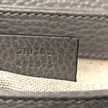 Gucci Dollar Calfskin Interlocking G Top Handle Shoulder Bag Loess 7 of 9