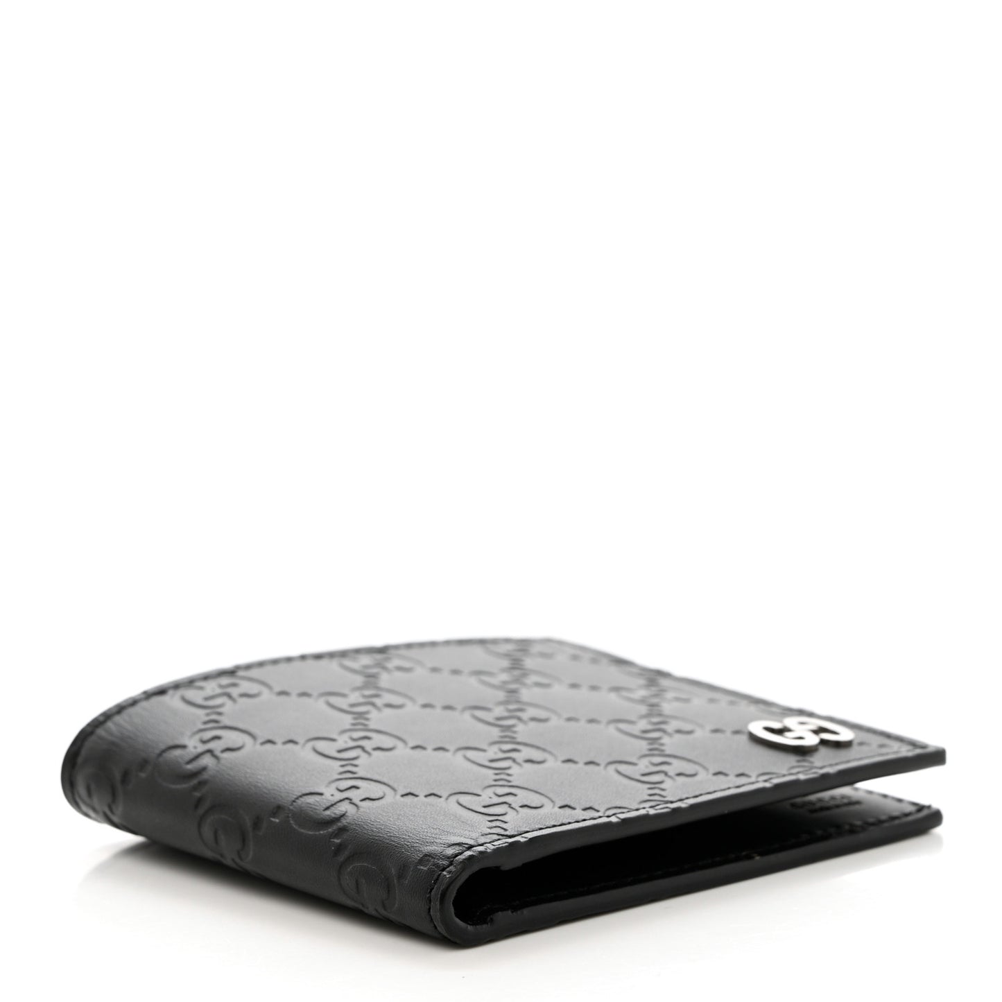 Guccissima Signature Dorian Bi-Fold Wallet Black