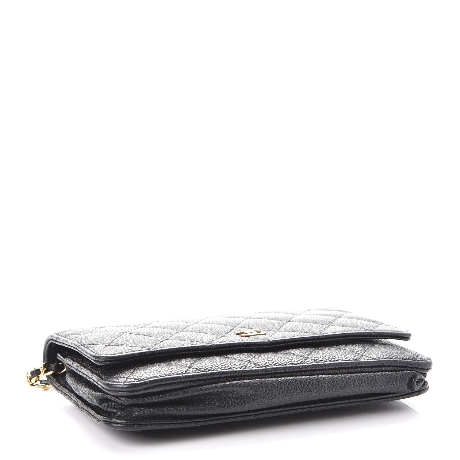 Chanel Caviar Quilted Wallet On Chain WOC Black 4 of 12