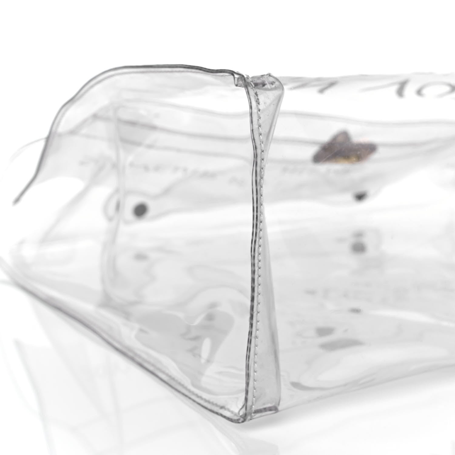 Hermes Vinyl Souvenir De L'Exposition Kelly Transparent 6 of 7