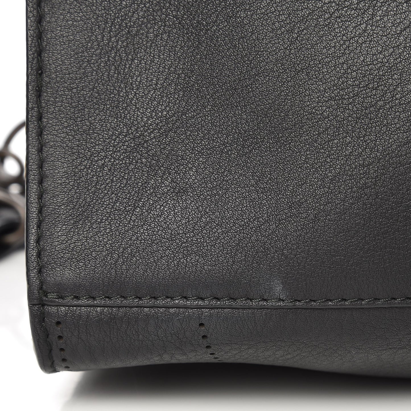 Veau Soyeux Perforated Blackout Hardware City Black