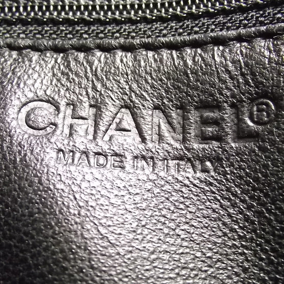 Chanel Patent Chocolate Bar Quilted Tote Black 8 of 9