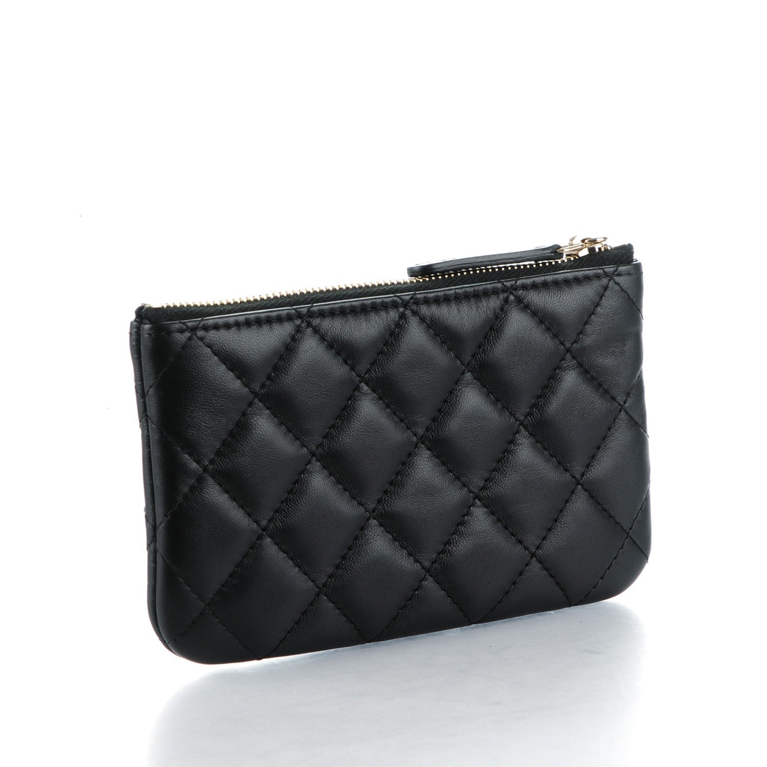 Chanel Lambskin Quilted Casino Coin Purse Black 3 of 7