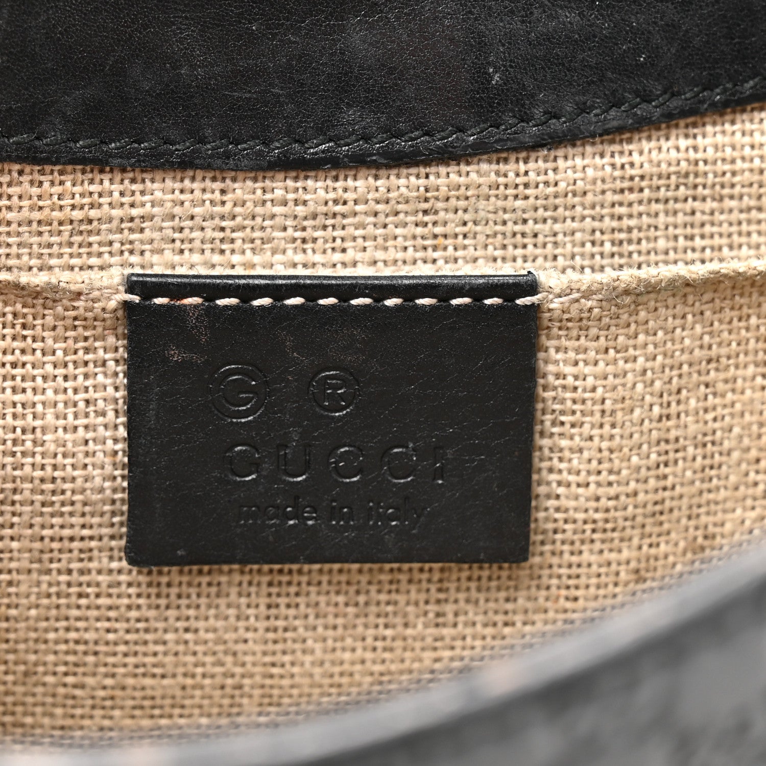 GUCCI エミリー Gucci Microguccissima Mini Emily Chain Shoulder Bag Black 1823174