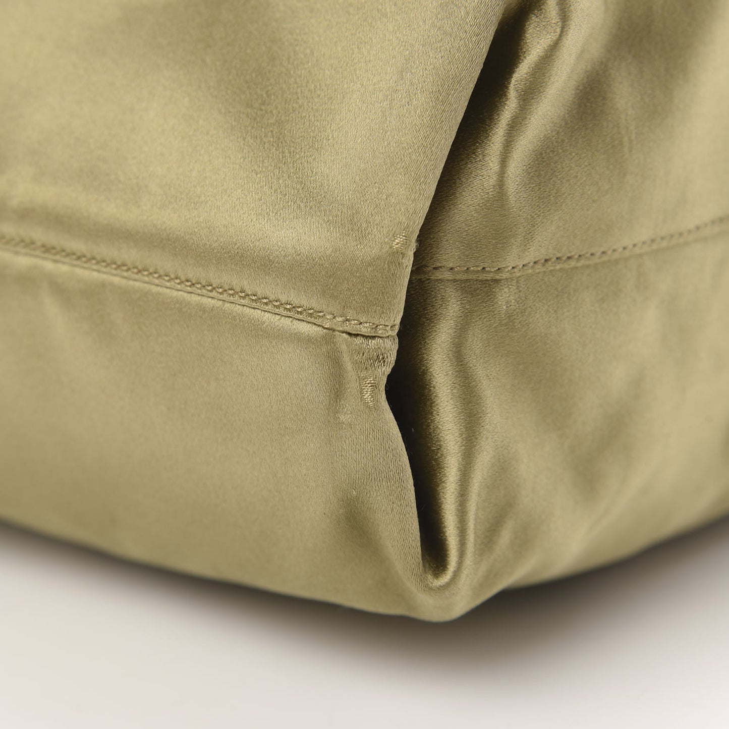Satin Rasso Chain Bag Light Green