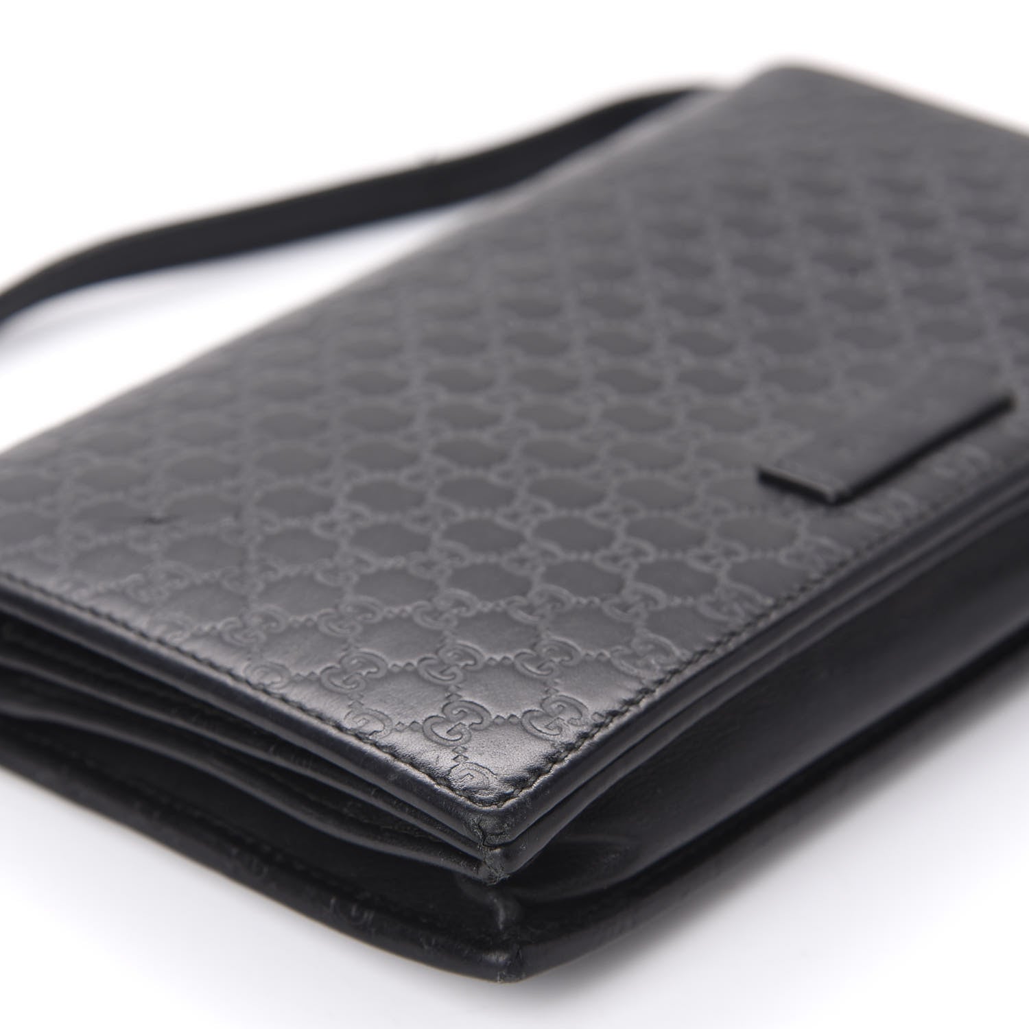 Gucci Microguccissima Crossbody Wallet Black 6 of 15