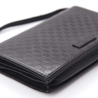 Gucci Microguccissima Crossbody Wallet Black 6 of 15