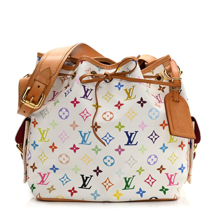 Louis Vuitton Monogram Multicolor Petit Noe White 1 of 11