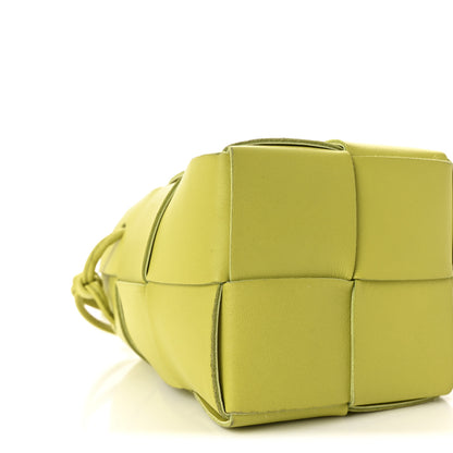 Bottega Veneta Nappa Maxi Intrecciato Mini Cassette Bucket Bag Kiwi 8 of 9