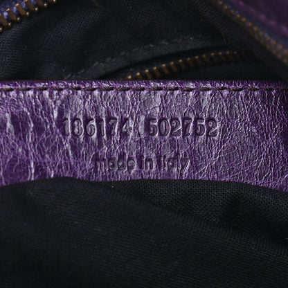 Balenciaga Agneau Classic Hardware Step Violet 6 of 10