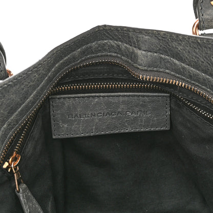 Balenciaga Agneau Giant 12 Rose Gold Hardware City Gris Tarmac Malachite 6 of 13