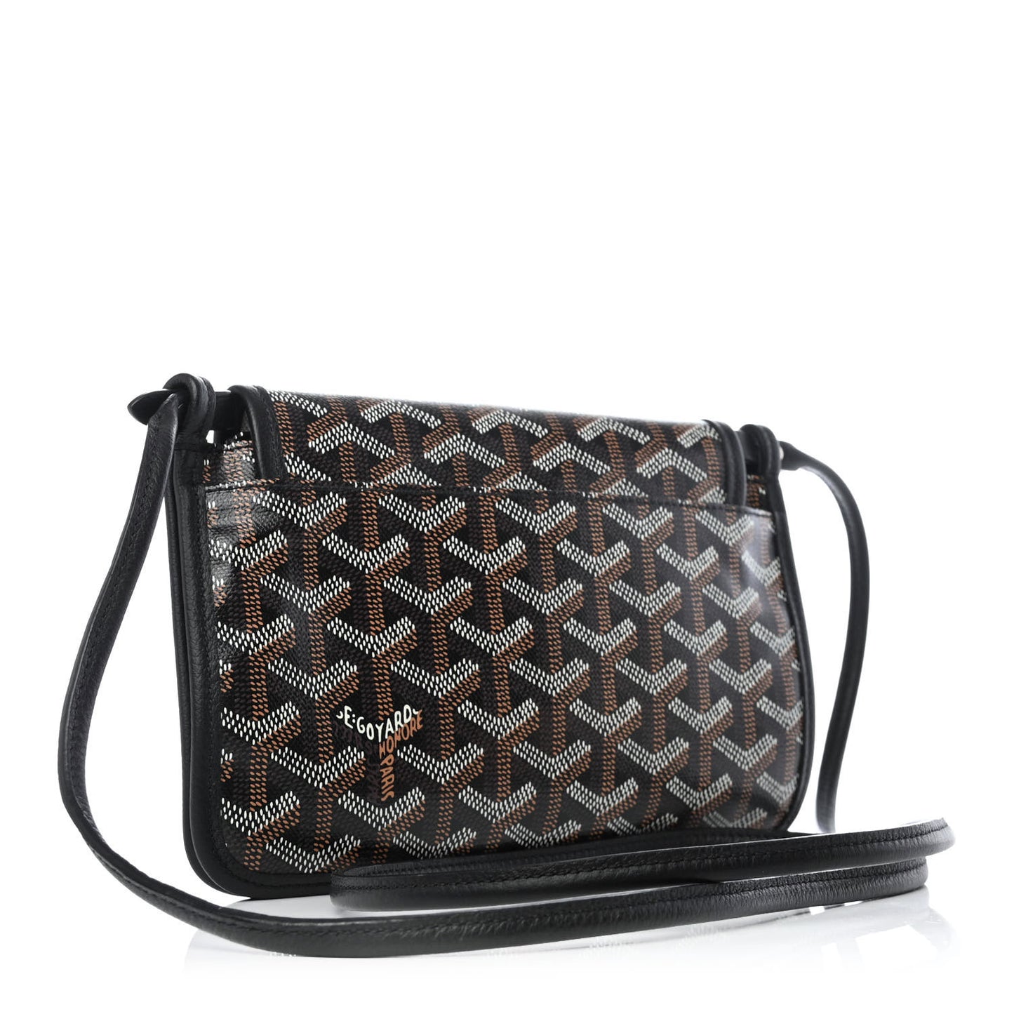 Goyardine Plumet Wallet Clutch Black