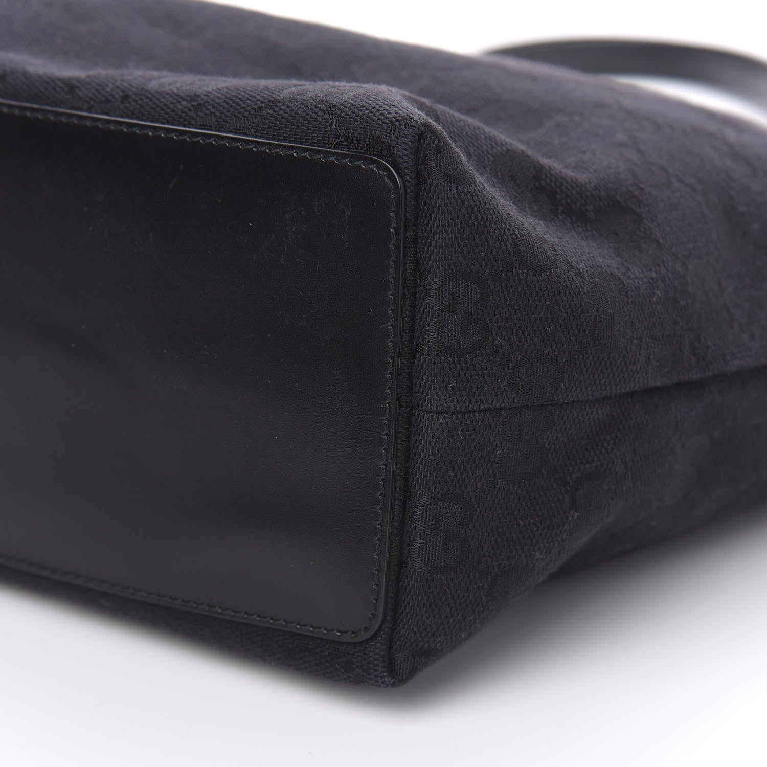 Gucci Monogram Shoulder Bag Black 9 of 10