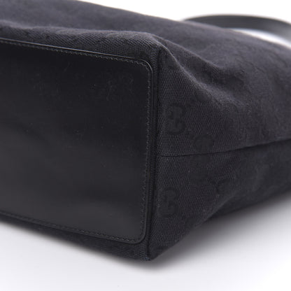 Gucci Monogram Shoulder Bag Black 9 of 10