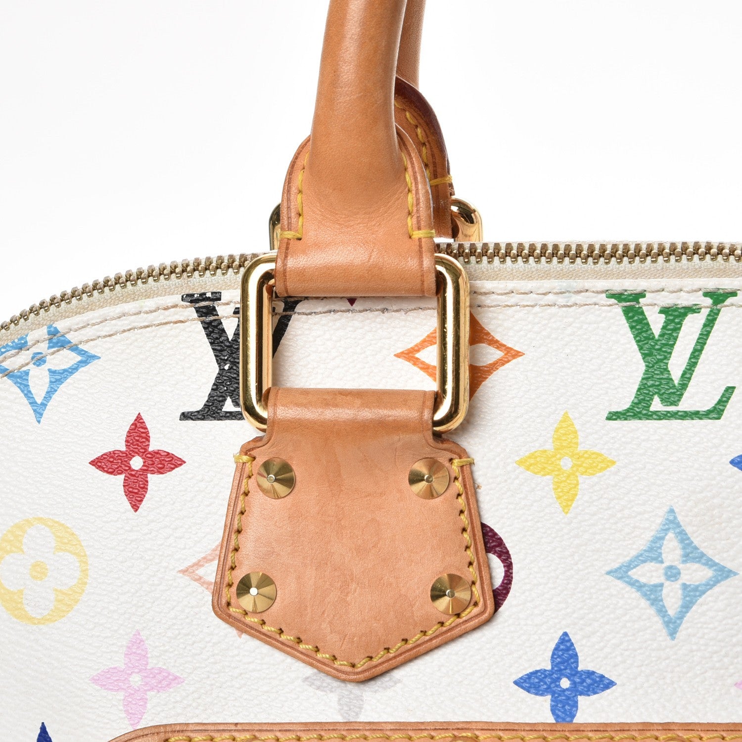 Louis Vuitton Monogram Multicolor Alma White 11 of 19