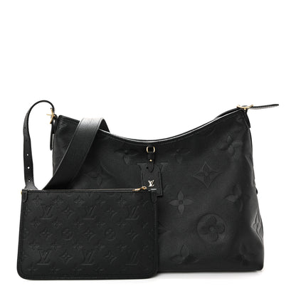 Louis Vuitton Empreinte Monogram Giant CarryAll MM Black 3 of 10
