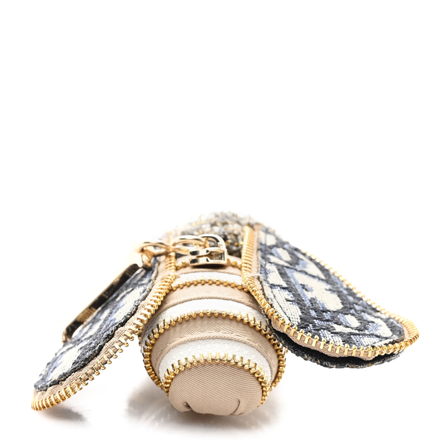 Christian Dior Oblique Bee Accessory  Blue 3 of 6