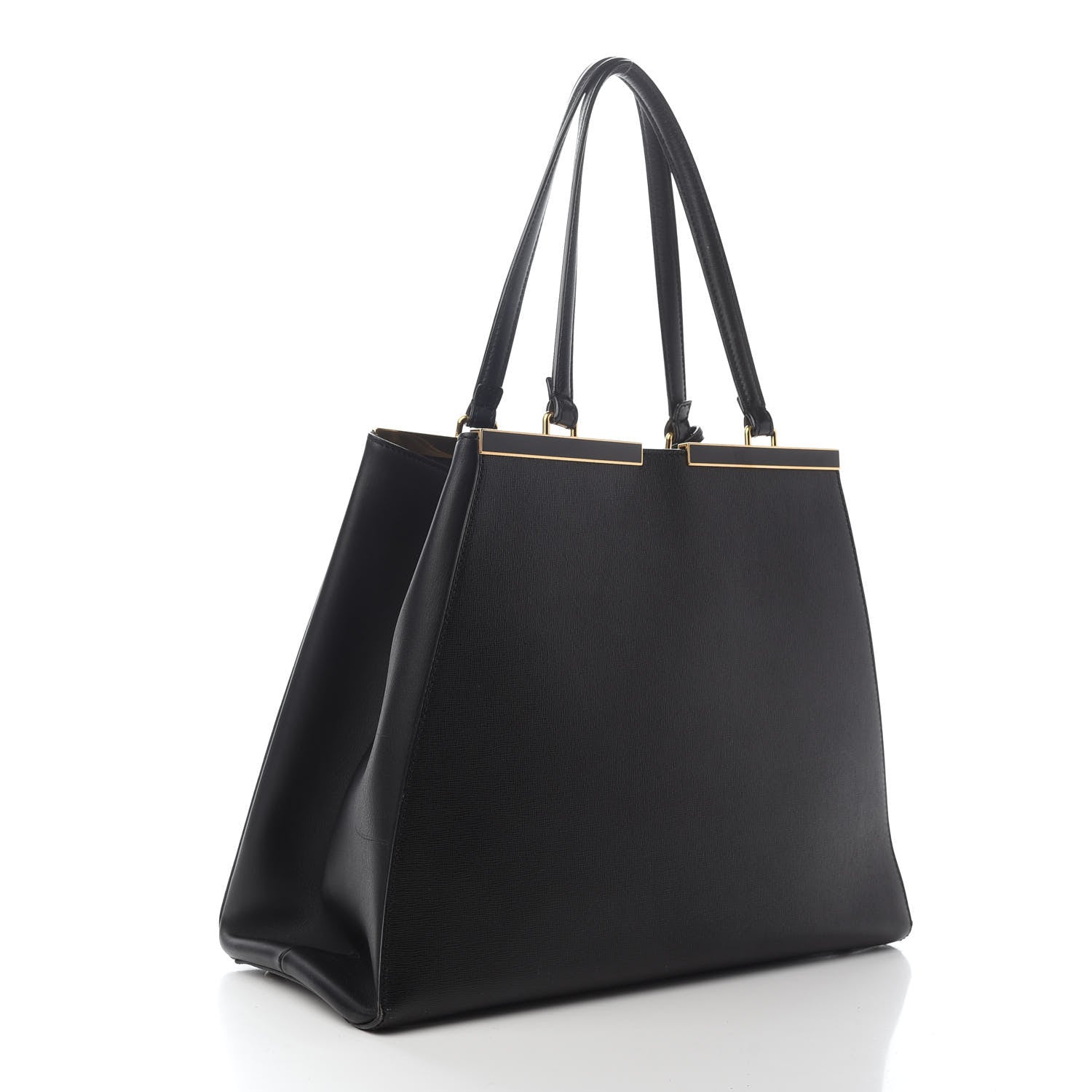 Fendi Vitello Elite Large 3Jours Tote Black 3 of 9