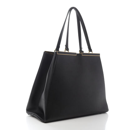 Fendi Vitello Elite Large 3Jours Tote Black 3 of 9