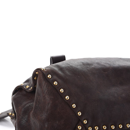 Prada Nappa Studded Aviator Shopping Tote Caffe 24 of 28