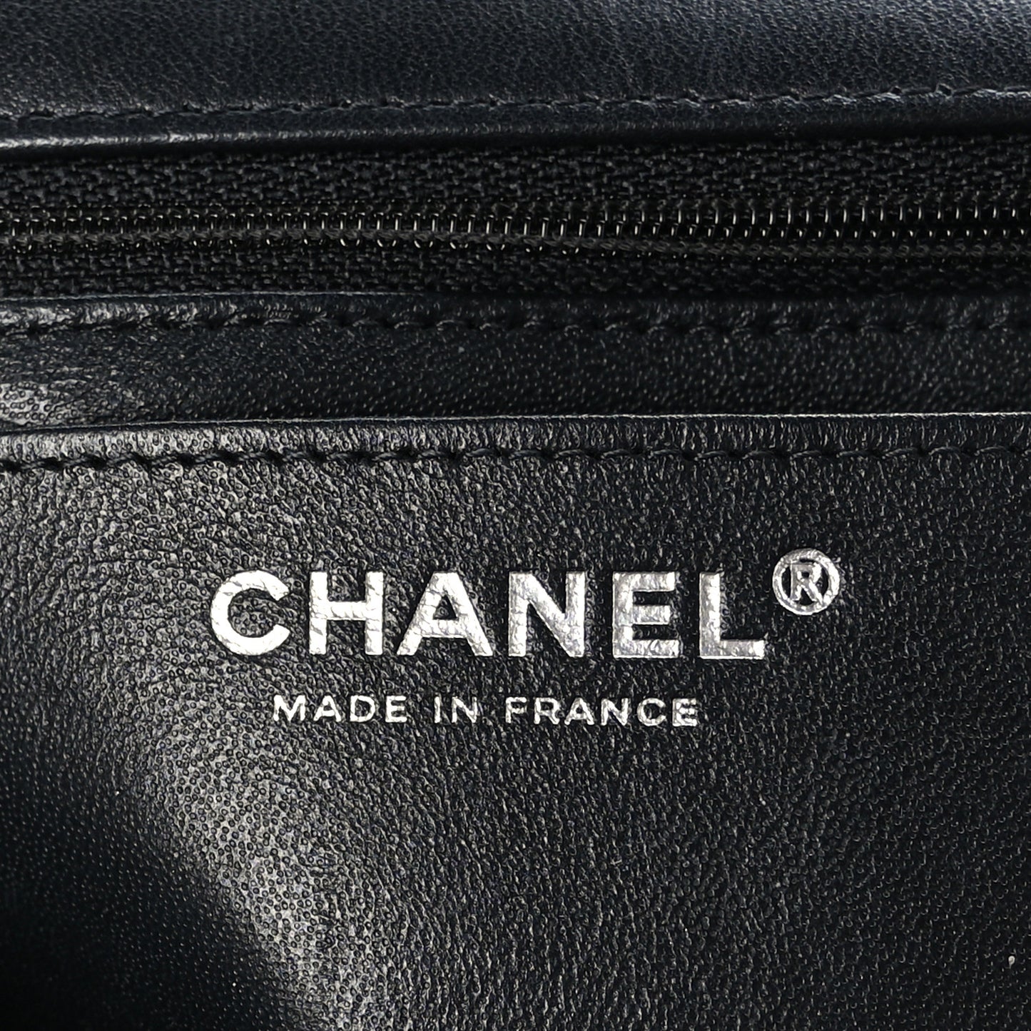 Lambskin Quilted Mini Rectangular Flap So Black