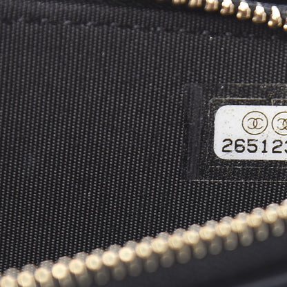 Chanel Caviar Quilted CC Filigree Clutch With Chain Black 8 of 14