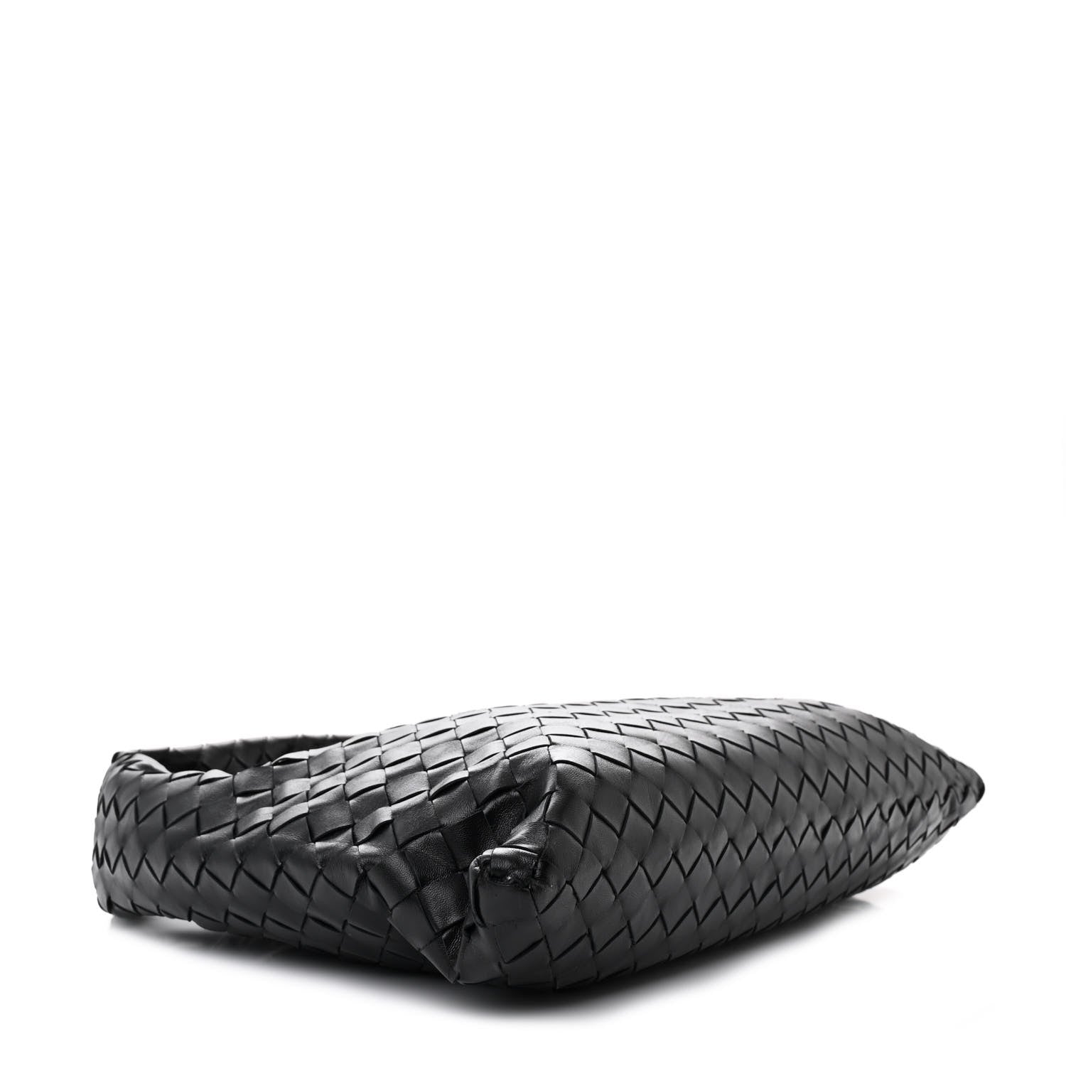 Bottega Veneta Calfskin Intrecciato Small Hop Black 4 of 12