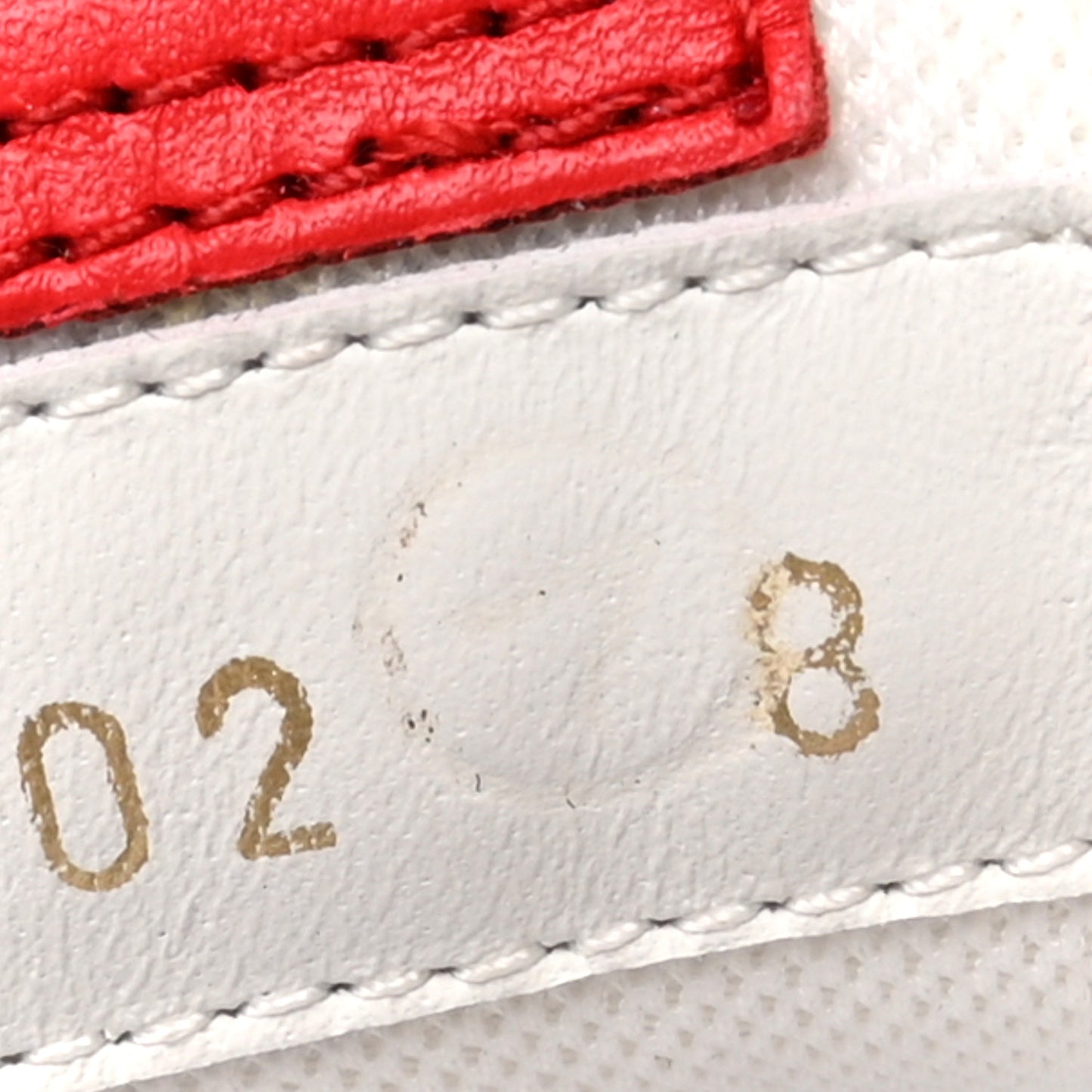 LV X YK Calfskin Printed Mens Infinity Dots Trainer Sneakers 8 White Red