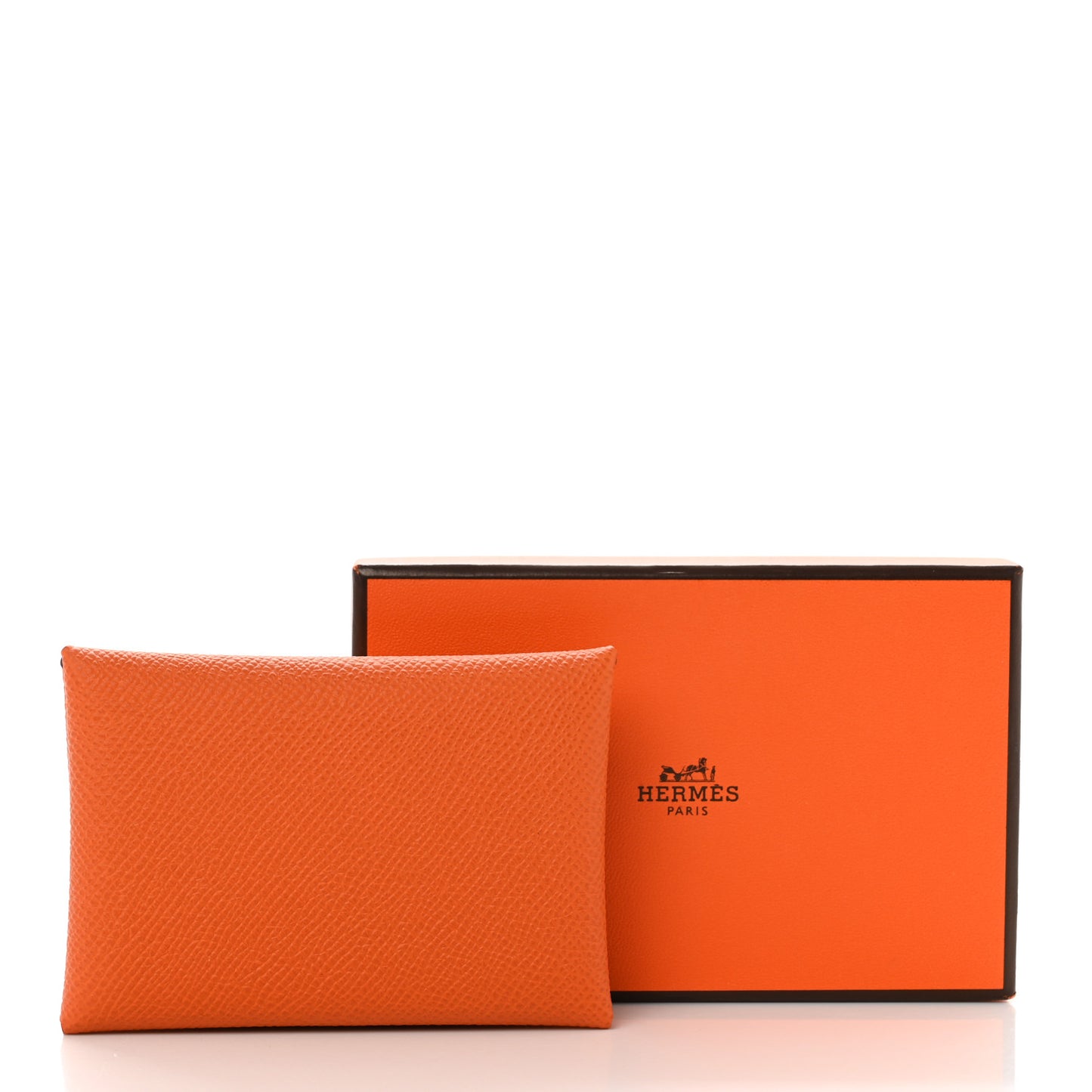 Epsom Calvi Duo Card Case Orange