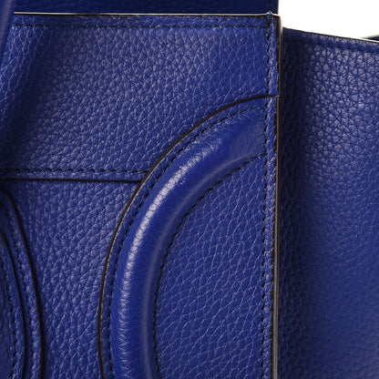 Celine Drummed Calfskin Micro Luggage Indigo 13 of 13