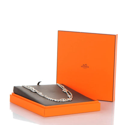 Hermes Sterling Silver Farandole Necklace 120 7 of 7