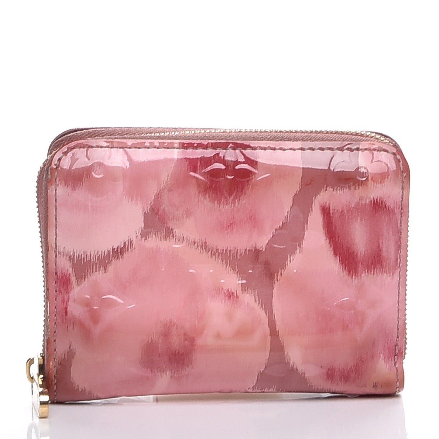 Vernis Ikat Zippy Coin Purse Rose Velours
