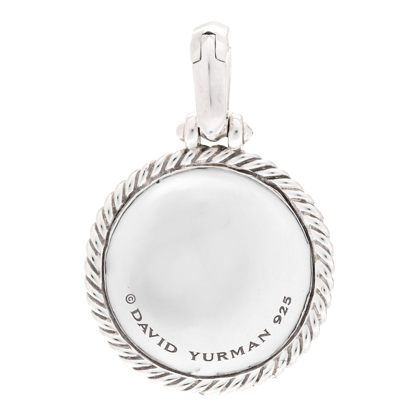 Sterling Silver Diamond Cable Collectibles Tree of Life Amulet Pendant