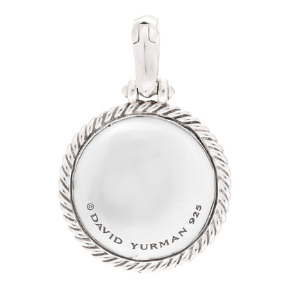 David Yurman Sterling Silver Diamond Cable Collectibles Tree of Life Amulet Pendant 3 of 4