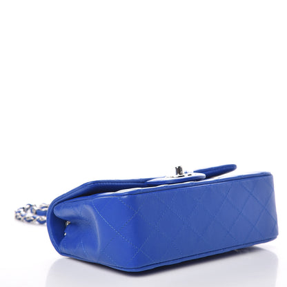 Chanel Lambskin Quilted Mini Rectangular Flap Royal Blue 4 of 10
