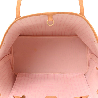 Louis Vuitton Damier Azur Neo Neverfull MM Rose Ballerine 5 of 20