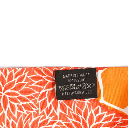 Hermes Silk The Three Graces Twilly Orange Mangue Anthracite 3 of 4