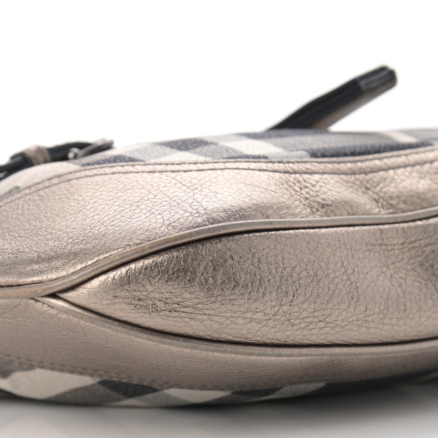 Shimmer Check Brooke Hobo Silver