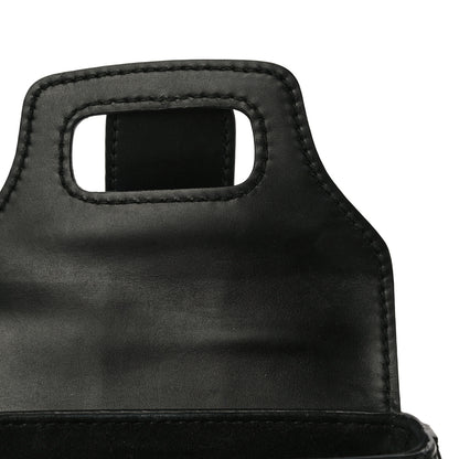Christian Dior Calfskin Mini D Fence Saddle Bag Black 8 of 16