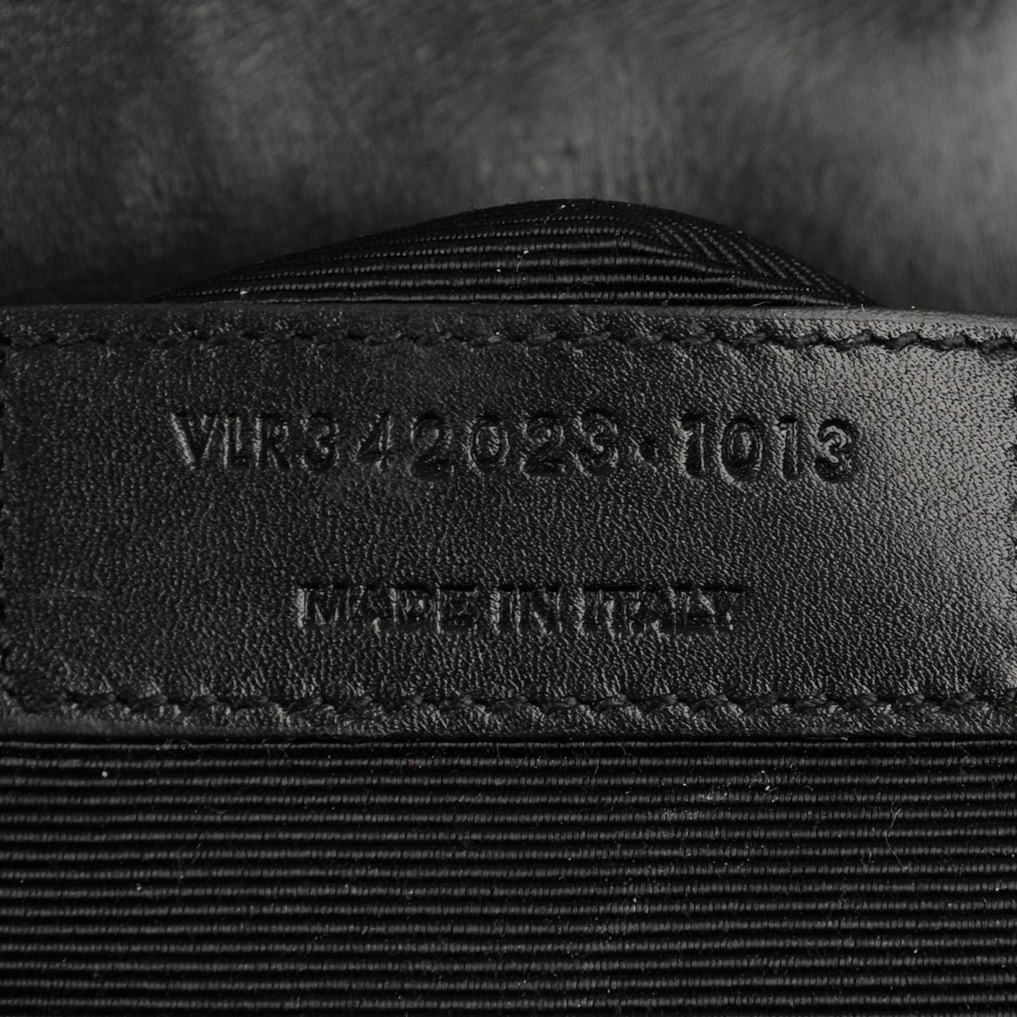 Smooth Calfskin Matelasse Chevron Large Monogram Satchel Black